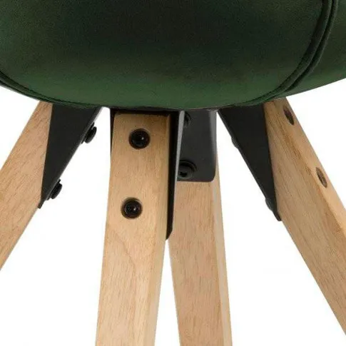 Krzesło designerskie z oparciem Besso 2X