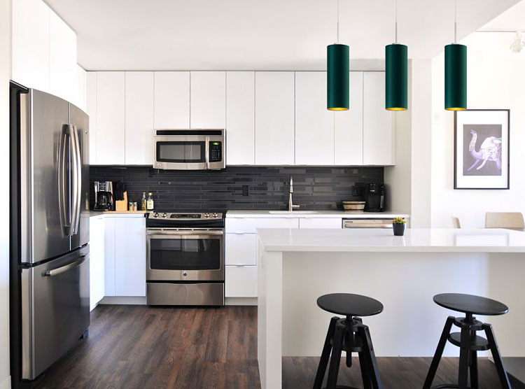 Skandynawski żyrandol tuba EX912-Lako z regulowaną wysokością