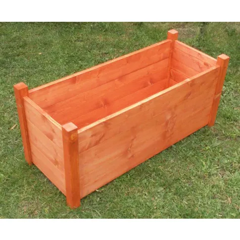 Prostokątna drewniana skrzynka na kwiaty Umbra