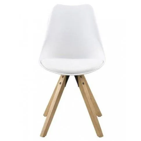 Krzesło z oparciem białe Besso 3X