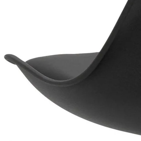 Czarne krzesło minimalistyczne Besso 3X