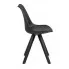 Krzesło do salonu czarne Besso 3X