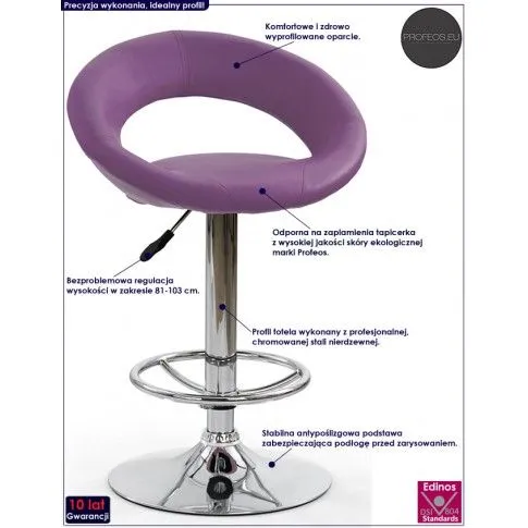 Fotografia Hoker obrotowy Fodi - beżowy z kategorii Hokery