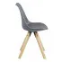 Nowoczesne szare krzesło Besso 3X