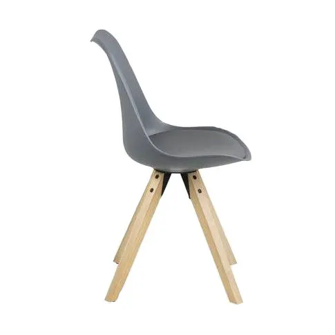 Nowoczesne szare krzesło Besso 3X