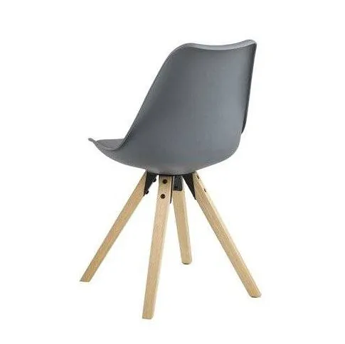 Szare krzesło do jadalni Besso 3X