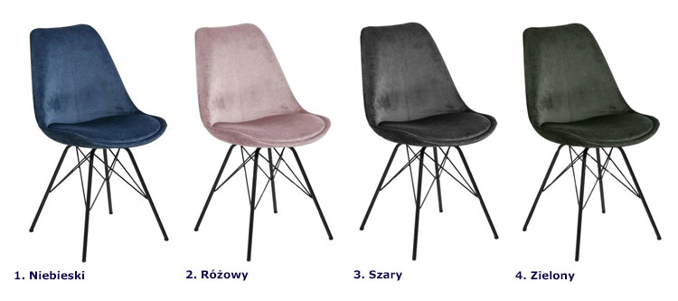Kolory krzeseł Neves
