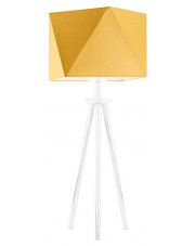 Lampka stołowa trójnóg na białym stelażu - EX926-Soveti - 18 kolorów w sklepie Edinos.pl