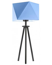Geometryczna lampka stołowa na czarnym stelażu - EX927-Soveti - 18 kolorów w sklepie Edinos.pl