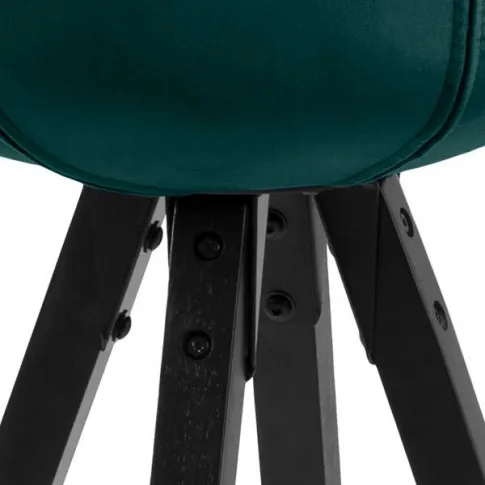 Welurowy hoker do jadalni lub kuchni Aronda 2X