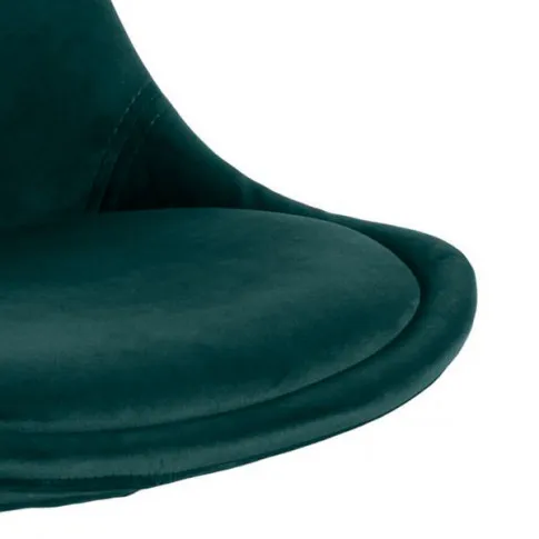 Zielony welurowy hoker Aronda 2X