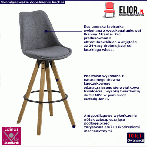 Ciemnoszary hoker Aronda 3X