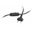 Czarny przewód zasilający lampki EX946-Amalfes