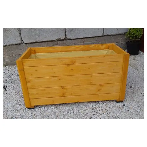 Drewniane korytko ogrodowe na kwiaty Trikso