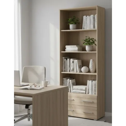 Fotografia Regał dąb sonoma - Kaloe C4 z kategorii Meble do przechowywania