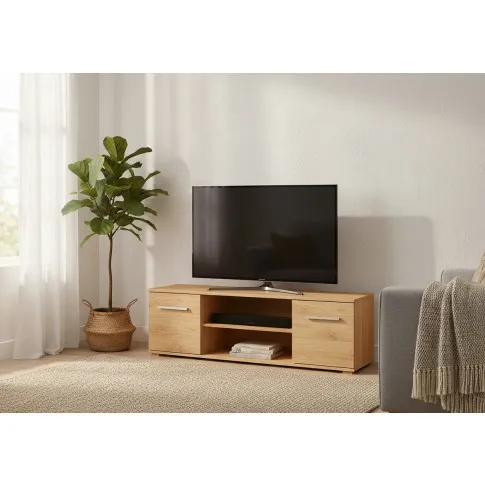 Szczegółowe zdjęcie nr 4 produktu Szafka RTV Kaloe - dąb sonoma