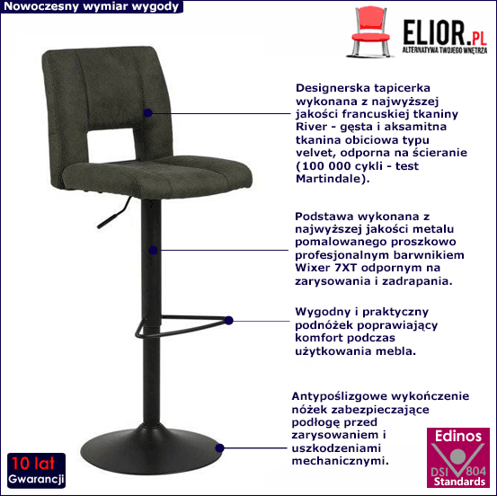 Zielony hoker Feris 3X