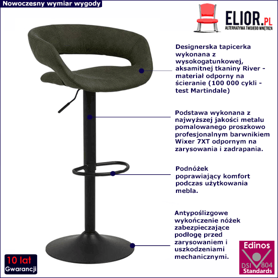 Zielony hoker Zaxter 3X