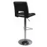 Czarny tapicerowany hoker Nitra 2X