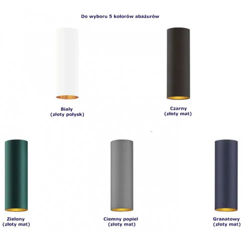 Kolorystyka abażurów lampki EX957-Sydnel