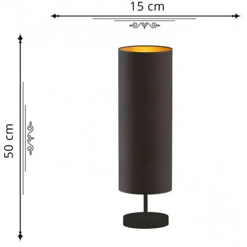 Wymiary lampki nocnej EX958-Sydnel