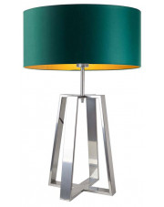 Skandynawska lampa stołowa na srebrnym stelażu - EX967-Thol- 5 kolorów w sklepie Edinos.pl