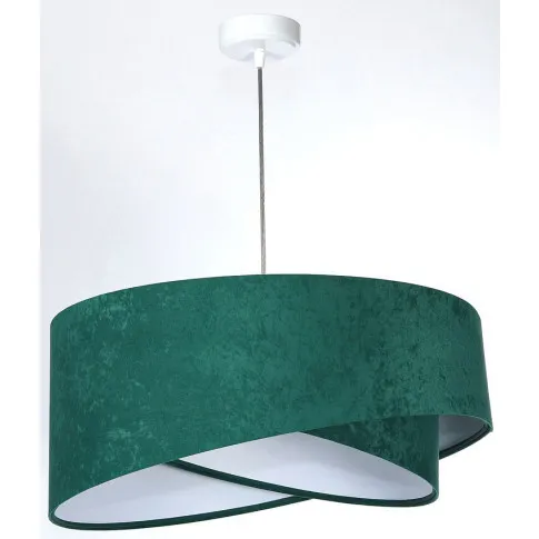 Lampa wisząca z welurowym abażurem EX972-Rublo