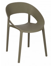 Minimalistyczne krzesło szare - Nante w sklepie Edinos.pl