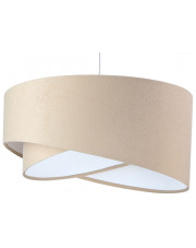 Beżowo-biała lampa wisząca nad stół - EX982-Sonelo