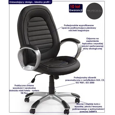 Fotografia Fotel obrotowy Selfon - kremowy z kategorii Fotele