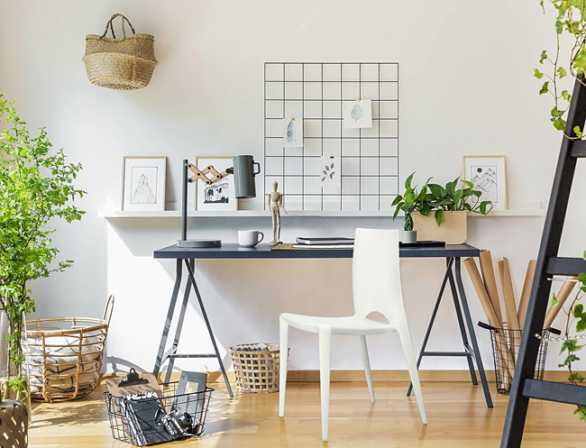 Skandynawskie krzesło Galis - biale