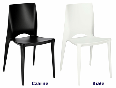 Minimalistyczne krzesła Mimmo - wygodne