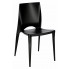 Czarne krzesło Mimmo loftowe