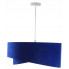 Niebieska lampa wisząca w stylu glamour EX989-Tersa