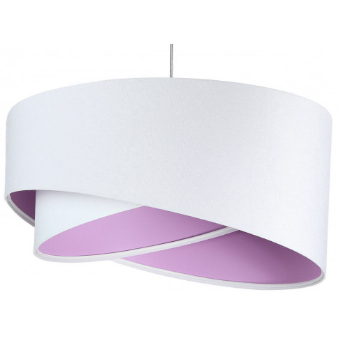 Biało-fioletowa lampa wisząca w stylu skandynawskim EX990-Rezi