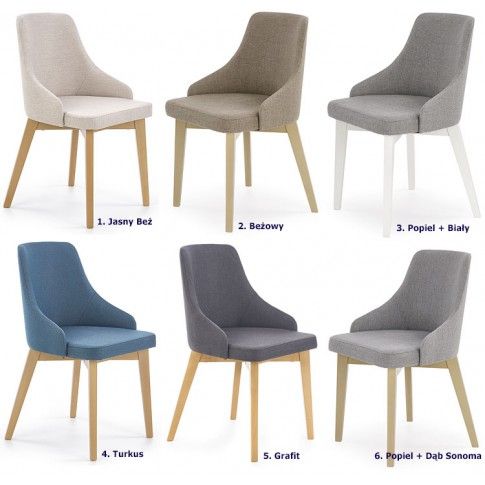 Zdjęcie szare krzesło w stylu skandynawskm Altex - sklep Edinos.pl