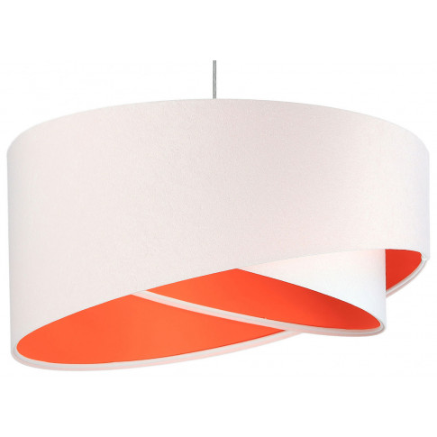 Biało-pomarańczowa nowoczesna lampa wisząca EX990-Rezi
