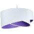 Nowoczesna lampa wisząca z biało-fioletowym abażurem EX990-Rezi