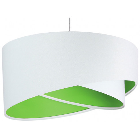 Biało-zielona nowoczesna lampa wisząca EX990-Rezi