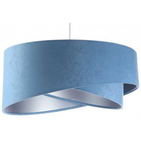 Niebieska nowoczesna lampa wisząca z abażurem EX996-Alias