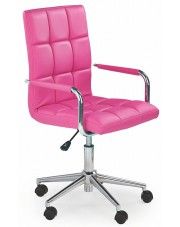 Obrotowy fotel dla dziewczynki Amber 2X - różowy w sklepie Edinos.pl