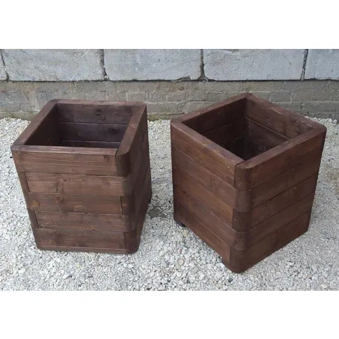 Drewniana duza donica ogrodowa Panoma