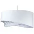 Biało-szara lampa wisząca w gwiazdki - EX1000-Romi