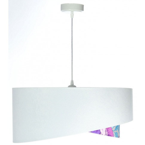 Minimalistyczna lampa wisząca z welurowym kloszem EXX04-Akra