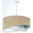 Nowoczesna lampa wisząca z welurowym abażurem EXX05-Nema