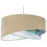 Beżowo-biała lampa wisząca z wzorem - EXX05-Toni