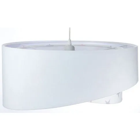 Biały abażur z weluru lampy EXX09-Masza
