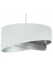 Minimalistyczna lampa wisząca welurowa - EXX12-Atoki w sklepie Edinos.pl