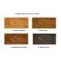 Wybór kolorów drewna hokera Perdos