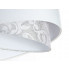 Biały abażur lampy6 EXX14-Felina z szarym wzorem
